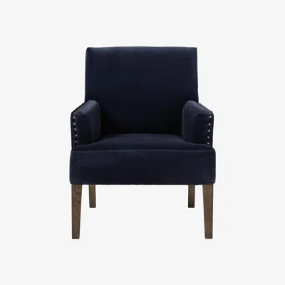 OKA Fauteuil Armchair - Caviar