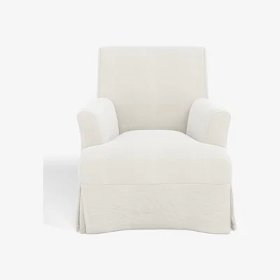 OKA OKA, Audrick Armchair - Natural, Armchairs, Linen, Plain