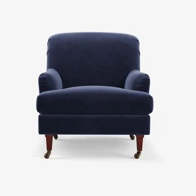 OKA Coleridge Armchair with Fixed Cover Sapphire