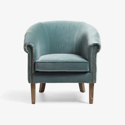 OKA OKA, Regne Armchair - Gainsborough Blue, Armchair