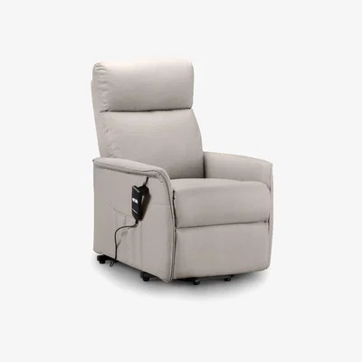 Oak&More Heidi Pebble Faux Leather Rise and Recline Chair