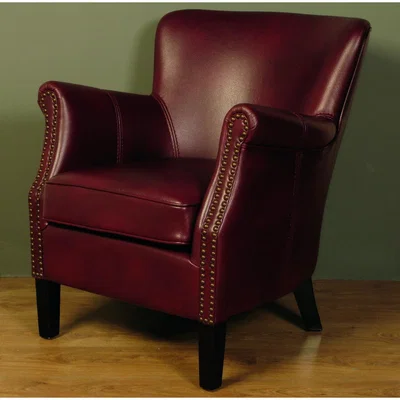 Oak&More Hadfield Burgundy Armchair