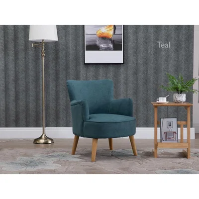 Oak&More Knightley Teal Armchair