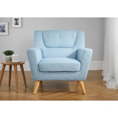 Oak&More Lido Duck Egg Blue Armchair