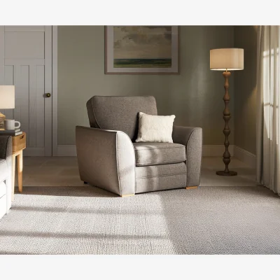 Oak&More Bella Mocha Fabric Armchair