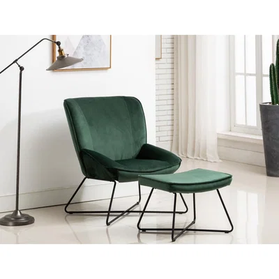 Oak&More Telford Green Chair and Stool