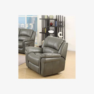 Oak&More Finchley Grey Leather Armchair