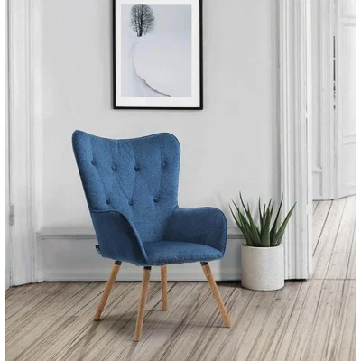 Oak&More Sicily Midnight Blue Armchair