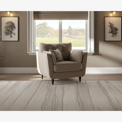 Oak&More Capri Mushroom Fabric Armchair