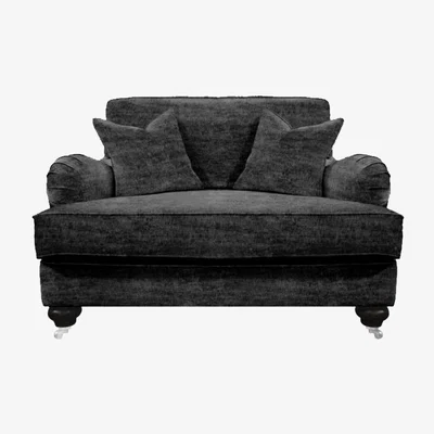 Olivia's Duresta Belgrade Modena Reading Armchair / Iron