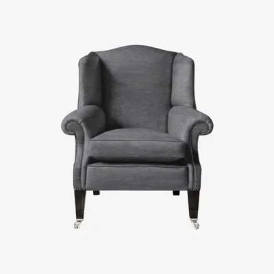 Olivia's Duresta Somerset Monarch Wing Armchair / Emerald