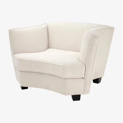 Olivia's Eichholtz Giulietta Armchair Ecru Velvet