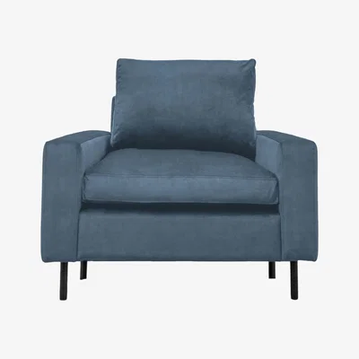 Olivia's Olivia's Sofa in a Box Model 7 - Armchair in Airforce Blue