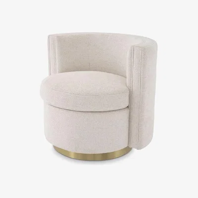 Olivia's Eichholtz Amanda Swivel Chair Amanda Lyssa off-White