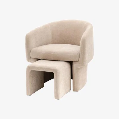 Olivia's Gallery Interiors Alaska Armchair in Cream