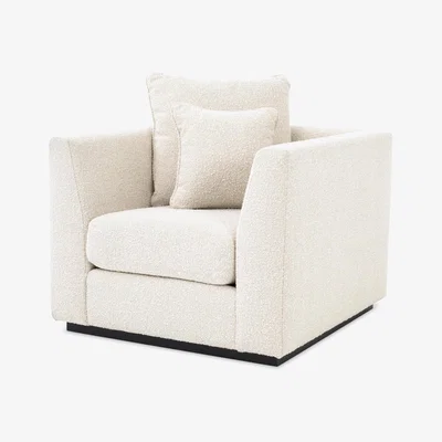 Olivia's Eichholtz Taylor Chair in Bouclé Cream