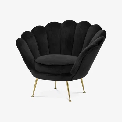 Olivia's Eichholtz Trapezium Chair in Bolard Black