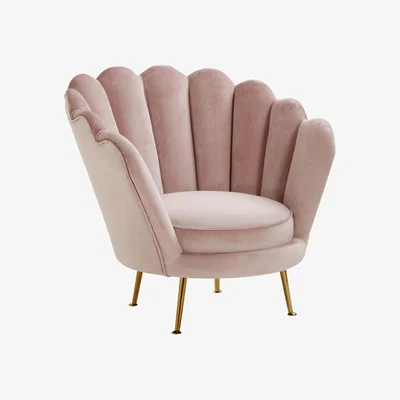 Olivia's Olivia's Boutique Hotel Collection - Pink Scalloped Armchair
