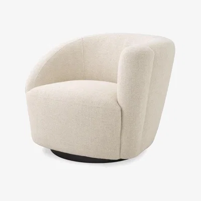 Olivia's Eichholtz Colin Right Swivel Chair in Pausa Natural
