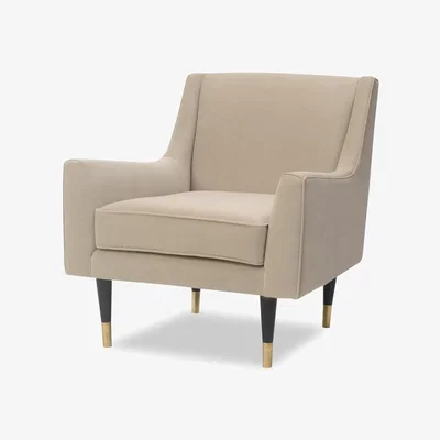 Olivia's Liang & Eimil Conte Chair - Oxford Latte Velvet