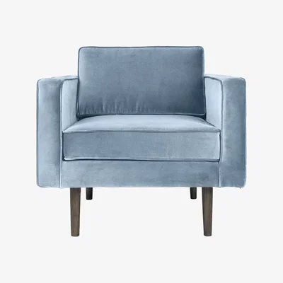 Olivia's Broste Copenhagen Wind Armchair in Pastel Blue