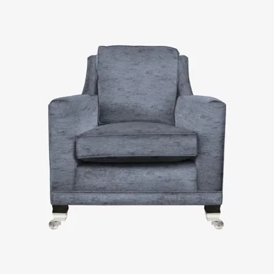 Olivia's Duresta Horatio Monarch Armchair / Steel