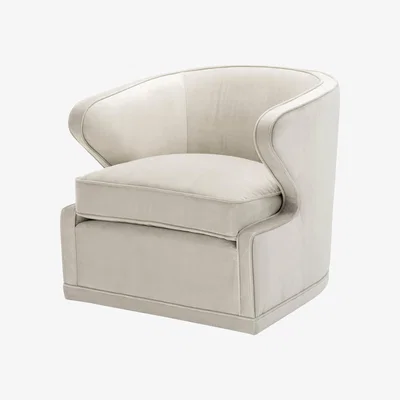 Olivia's Eichholtz Dorset Armchair Pebble Grey