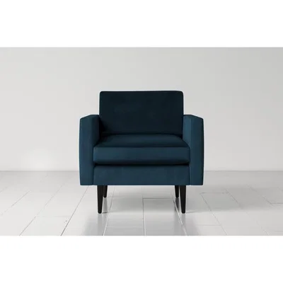 Olivia's Swyft Model 01 Velvet Armchair in Teal