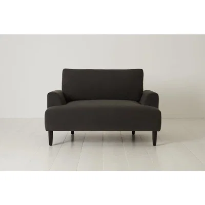 Olivia's Swyft Model 05 Love Seat Velvet Charcoal