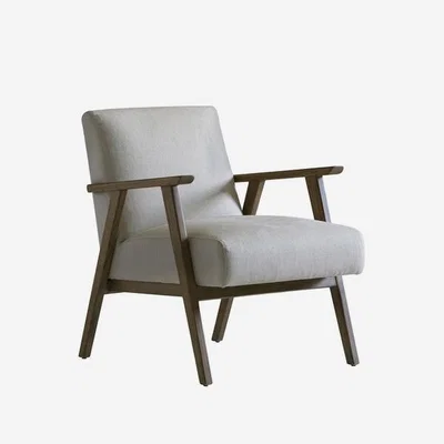 Olivia's Andrew Martin White Armchair Rory