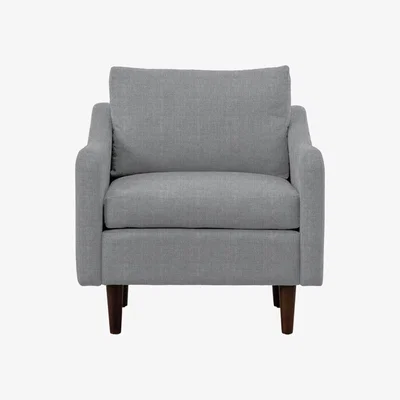 Olivia's Olivia's Sofa in a Box Model 2 - Armchair in Nickel