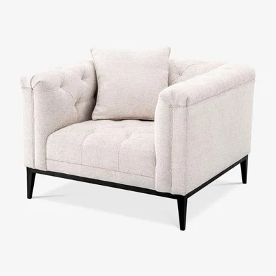 Olivia's Eichholtz Cesare Chair in Lyssa off-White