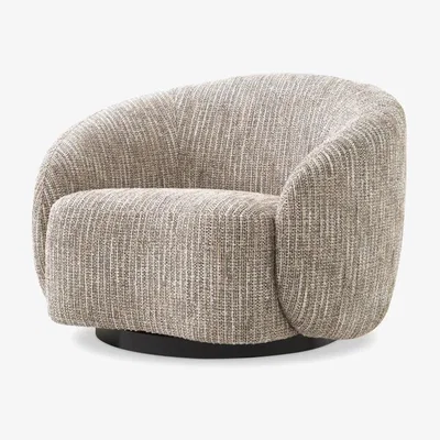 Olivia's Eichholtz Amore Swivel Chair in Mademoiselle Beige