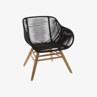 Olivia's Olivia's Steph Rope Occasional Chair Black