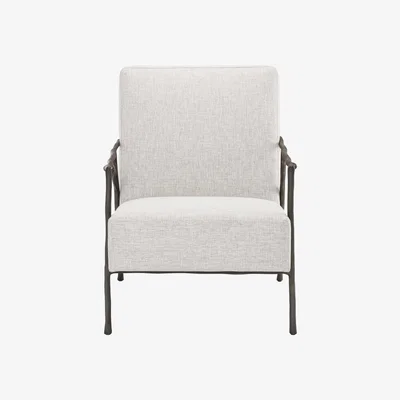 Olivia's Eichholtz Antico Medium Chair in Bronze Finish Loki Natural