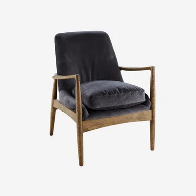 Olivia's Andrew Martin Crispin Armchair Grey