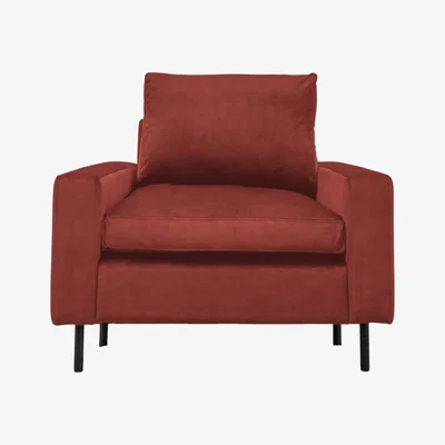 Olivia's Olivia's Sofa in a Box Model 7 - Armchair in Sunset Red