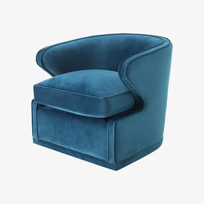 Olivia's Eichholtz Dorset Roche Armchair Blue