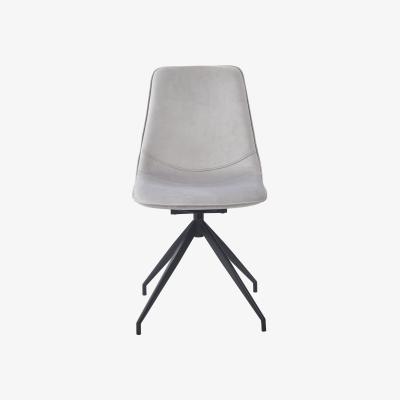 Out & Out Original Isabella - Swivel Chair - Light Grey Velvet