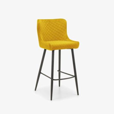 Downtown Swyft Model 01 Armchair - Velvet Mustard, Faux Leather