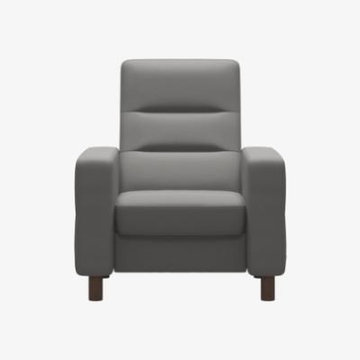 Downtown Stressless Wave High Back Chair - Batick Leather