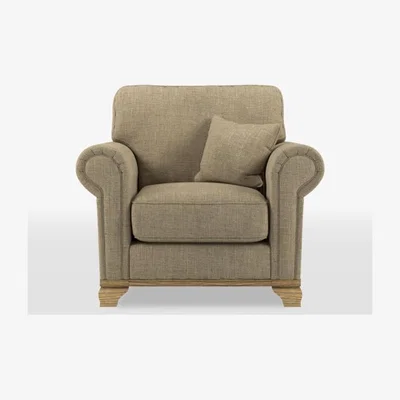 Downtown Wood Bros Lavenham Fabric Armchair