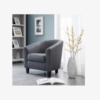 Downtown Julian Bowen Hugo Tub Chair - Slate Grey In SlateGrey