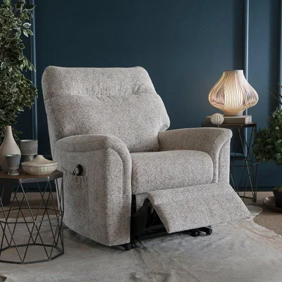 Downtown Parker Knoll Hudson 23 Power Recliner Armchair - Leather - Power with Adjustable Lumbar, Headrest and USB Port