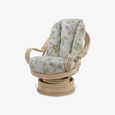 Downtown Desser Light Oak Laminated Swivel Rocker Chair - Grade B