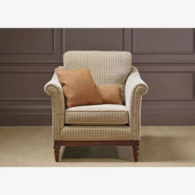 Downtown Wood Bros Weybourne Armchair - Palermo Leather
