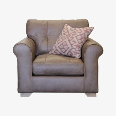 Downtown Alexander and James Darcy Leather Chair - Leather Grade A
