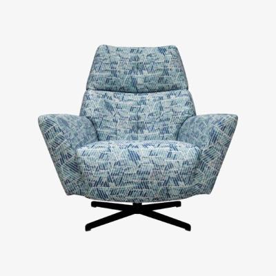 Downtown Jay Blades X G Plan Peabody Swivel Chair - Body Accent Fabric, Leather, Star