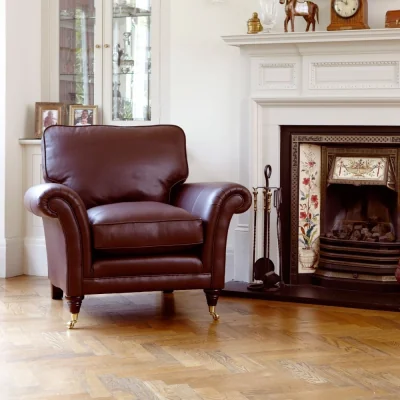 Downtown Parker Knoll Burghley Armchair With Powered Footrest - Fabric Grade D