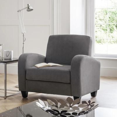 Downtown Julian Bowen Vivo Chair - Dusk Grey Chenille